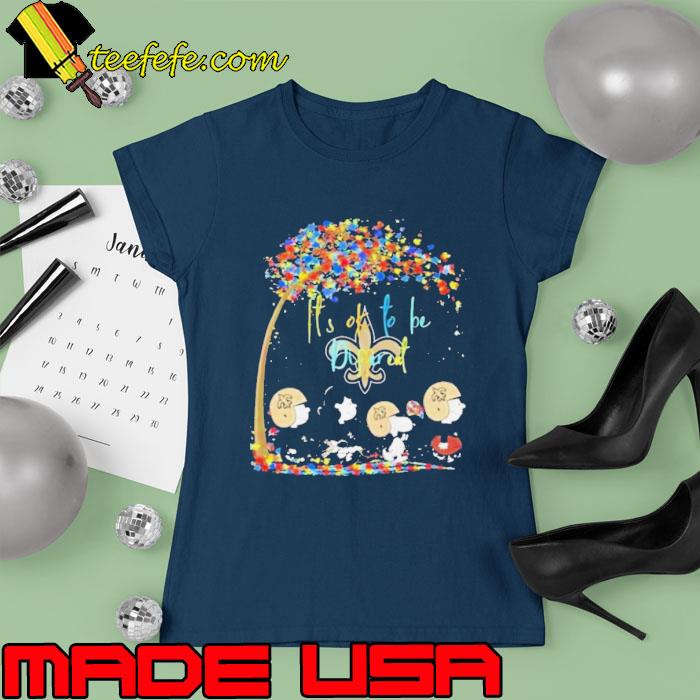 Peanuts Characters New Orleans Giants Autism It’s Ok To Be Different 2023 Shirt Ladies tee Peanuts Characters New Orleans Giants Autism It’s Ok To Be Different 2023 Shirt Ladies tee
