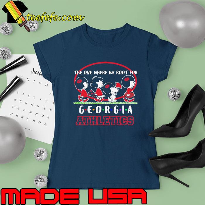 Peanuts The One Where We Root For Georgia Athletics s Ladies tee Peanuts The One Where We Root For Georgia Athletics s Ladies tee