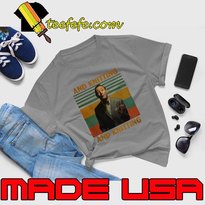 Pee Wee Herman And Knitting Character Created Vintage T-Shirt Unisex Pee Wee Herman And Knitting Character Created Vintage T-Shirt Unisex