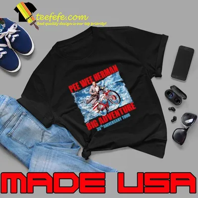 Pee Wee Herman Big adventure 35th anniversary tour T-Shirt