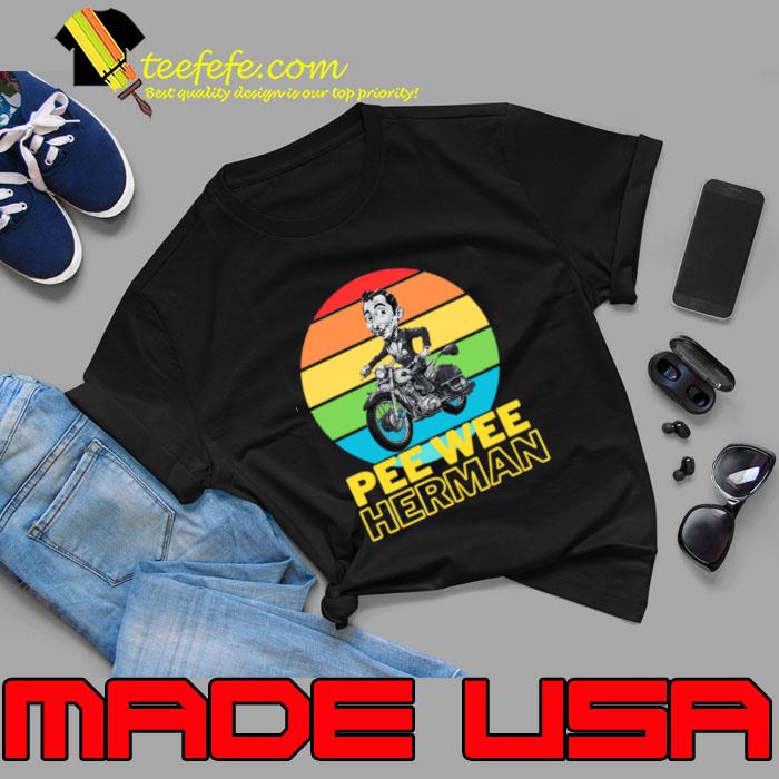 Pee wee herman riding motorcycle vintage T-Shirt