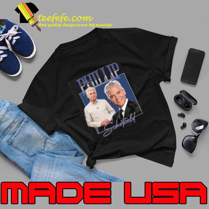 Phillip Schofield Tee Top Uk Tv Presenter Tribute 90’s Shirt