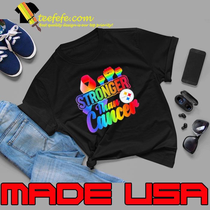 Pittsburgh Steelers Stronger Than Cancer NFL 2023 Shirt