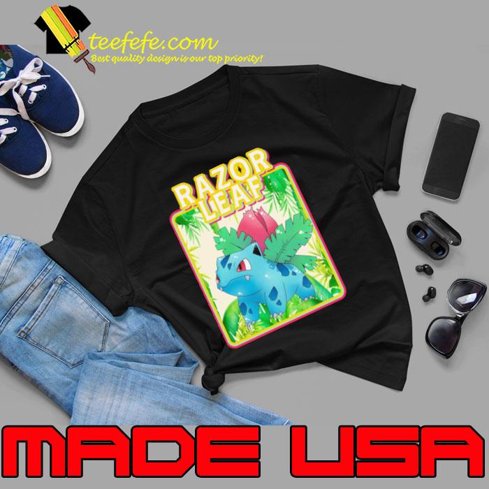 Pokemon Anime Razor Leaf Art shirt