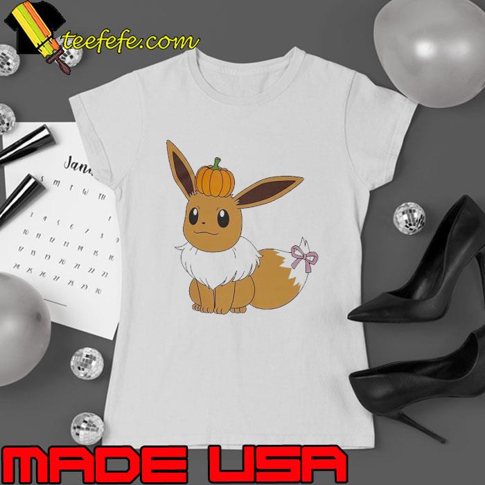 Pokemon Eevee Pumpkin Shirt Ladies tee Pokemon Eevee Pumpkin Shirt Ladies tee