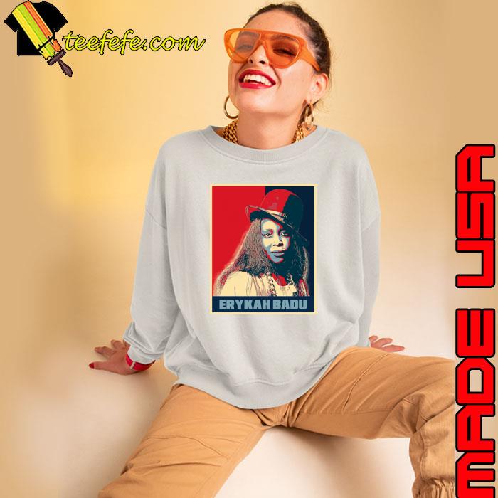 Poster Art Erykah badu an American singer rapper T-Shirt