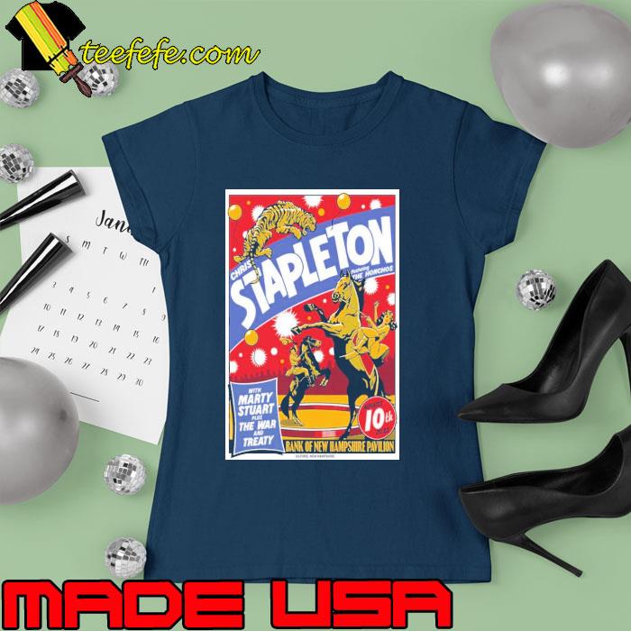 Poster chris stapleton gilford 08 10 2023 s Ladies tee Poster chris stapleton gilford 08 10 2023 s Ladies tee