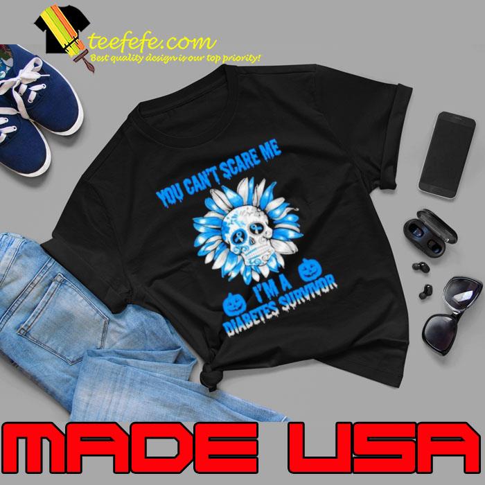 Premium skull Flower You Can’t Scare Me I’m A Diabetes Survivor Halloween 2023 Shirt Unisex Premium skull Flower You Can’t Scare Me I’m A Diabetes Survivor Halloween 2023 Shirt Unisex
