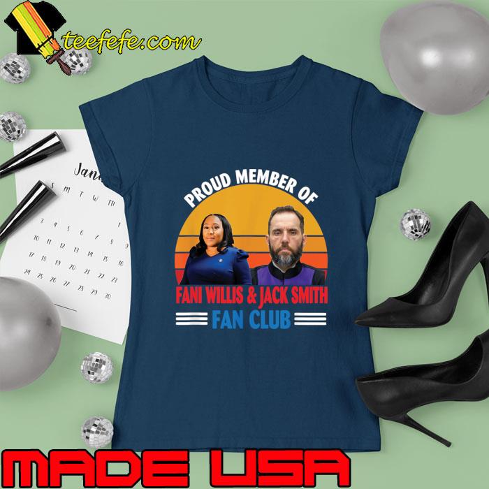 Proud Member of Fani Willis and Jack Smith Fan Club Vintage Sunset T-Shirt Ladies tee Proud Member of Fani Willis and Jack Smith Fan Club Vintage Sunset T-Shirt Ladies tee