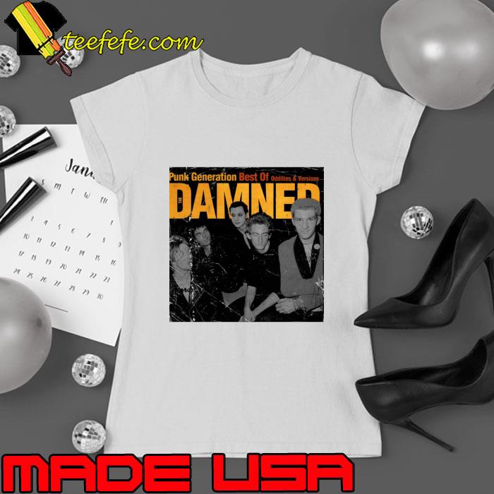 Punk Generation Best of Oddities And Versions Damned T-Shirt Ladies tee Punk Generation Best of Oddities And Versions Damned T-Shirt Ladies tee