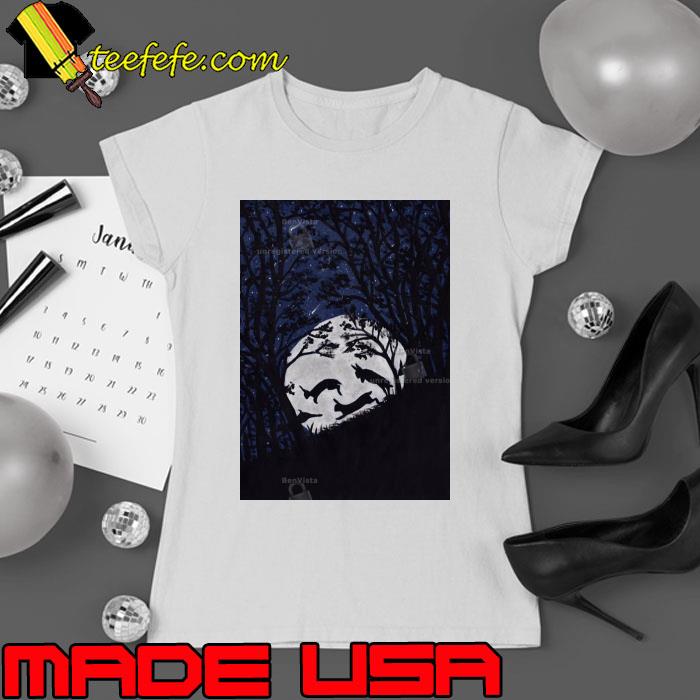 Rabbits On The Run Poster Shirt Ladies tee Rabbits On The Run Poster Shirt Ladies tee