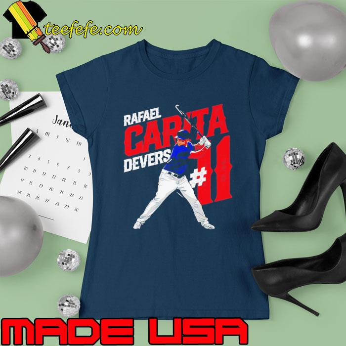 Rafael Devers Carita Name and Number Boston Baseball s Ladies tee Rafael Devers Carita Name and Number Boston Baseball s Ladies tee