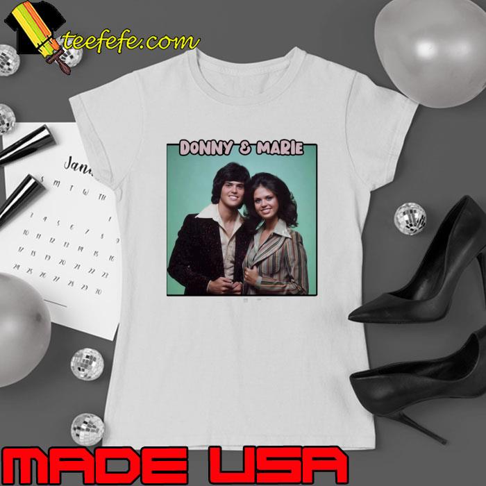 Retro 90s Donny And Marie Osmond Shirt Ladies tee Retro 90s Donny And Marie Osmond Shirt Ladies tee