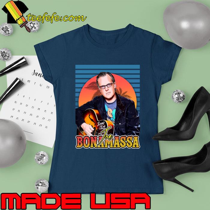 Retro Flyer Style Joe Bonamassa American blues rock guitarist singer and songwriter T-Shirt Ladies tee Retro Flyer Style Joe Bonamassa American blues rock guitarist singer and songwriter T-Shirt Ladies tee