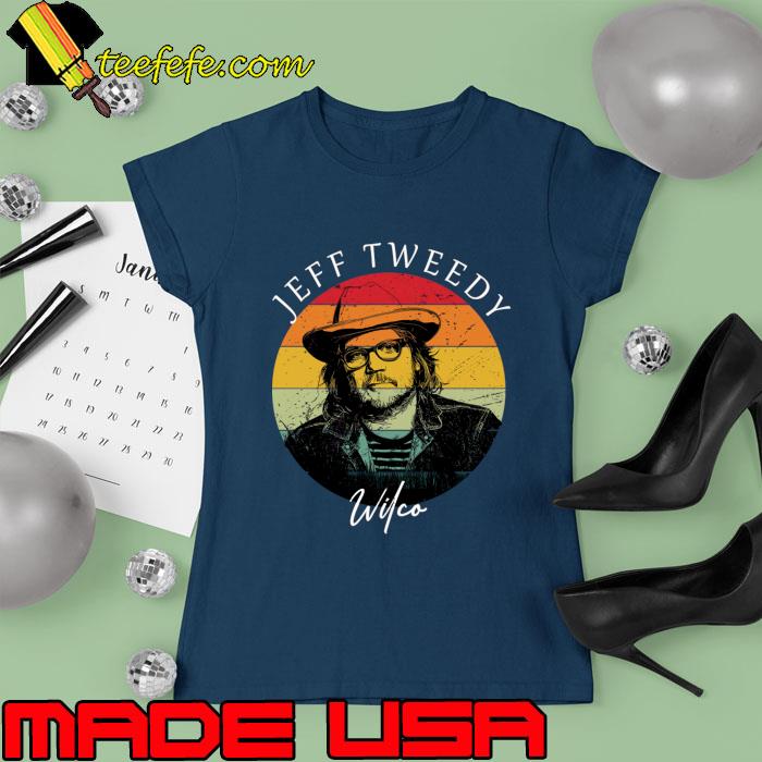 Retro Sunset Jeff Tweedy an American musician T-Shirt Ladies tee Retro Sunset Jeff Tweedy an American musician T-Shirt Ladies tee