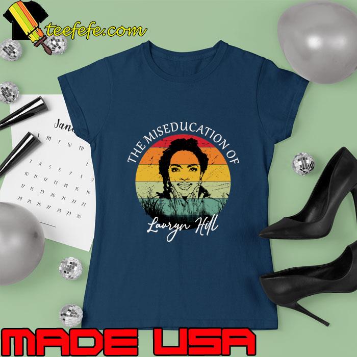 Retro Sunset Lauryn Hill The Miseducation Of T-Shirt Ladies tee Retro Sunset Lauryn Hill The Miseducation Of T-Shirt Ladies tee