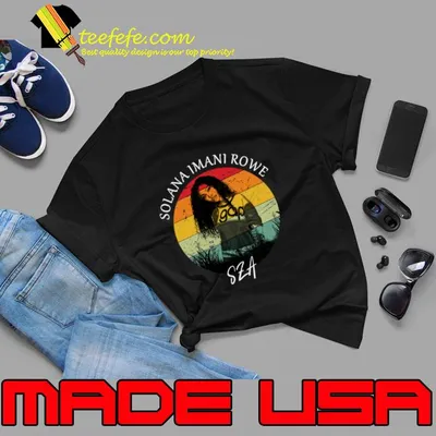Retro Sunset SZA Singer Solana Imani Rowe T-Shirt