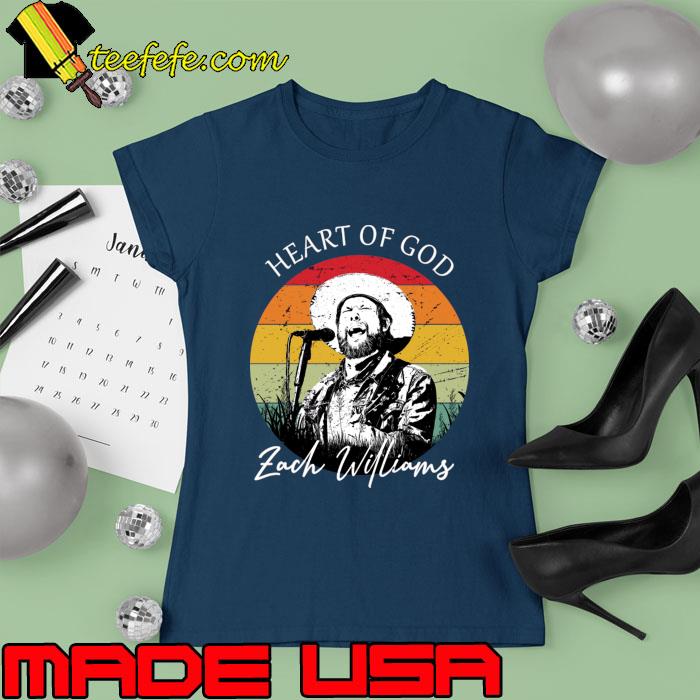 Retro Sunset Zach Williams American Christian rock artist Heart Of God Singing T-Shirt Ladies tee Retro Sunset Zach Williams American Christian rock artist Heart Of God Singing T-Shirt Ladies tee