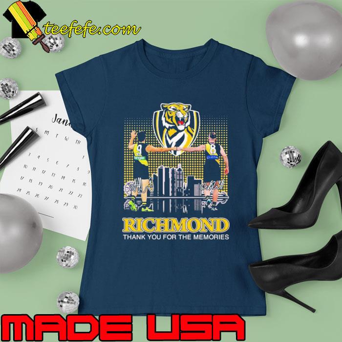 Richmond Football club bingle latitude thank you for the memories signatures Shirt Ladies tee Richmond Football club bingle latitude thank you for the memories signatures Shirt Ladies tee
