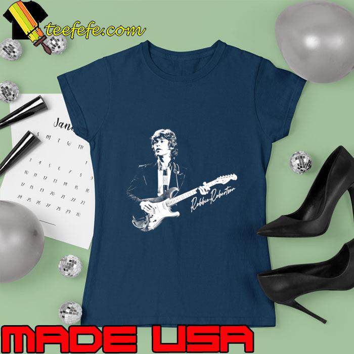 Robbie Robertson Canadian musician lead guitarist signature T-Shirt Ladies tee Robbie Robertson Canadian musician lead guitarist signature T-Shirt Ladies tee