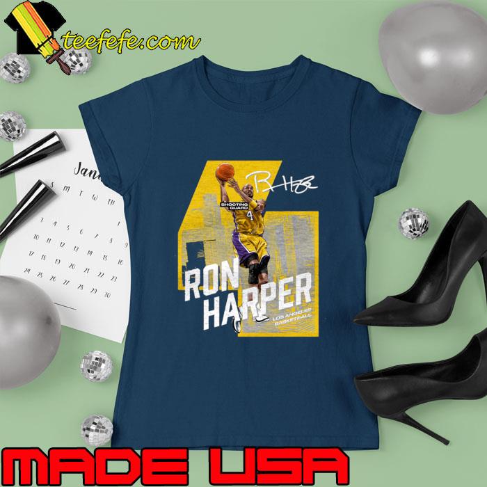 Ron Harper Signature Player Basketball American For Cleveland City T-Shirt Ladies tee Ron Harper Signature Player Basketball American For Cleveland City T-Shirt Ladies tee