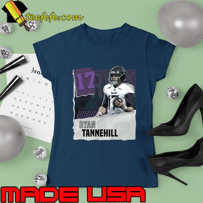 Ryan Tannehill American football quarterback for Tennessee Titans T-Shirt Ladies tee Ryan Tannehill American football quarterback for Tennessee Titans T-Shirt Ladies tee