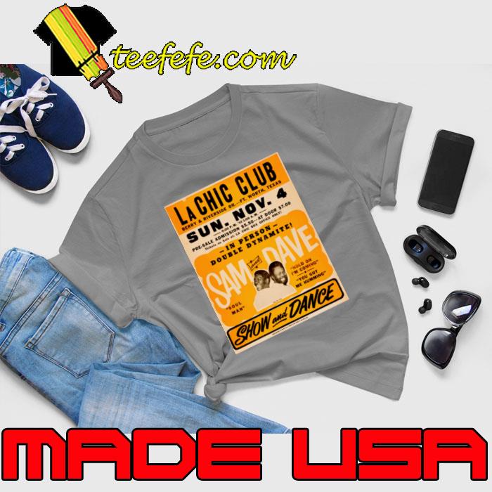 Sam and Dave In Person Double Dynamite Hold On I'm Coming Concert T-Shirt Unisex Sam and Dave In Person Double Dynamite Hold On I'm Coming Concert T-Shirt Unisex