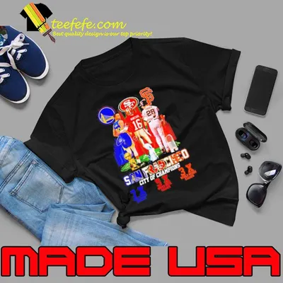 San Francisco city of champions Curry Montana and Posey signatures shirt