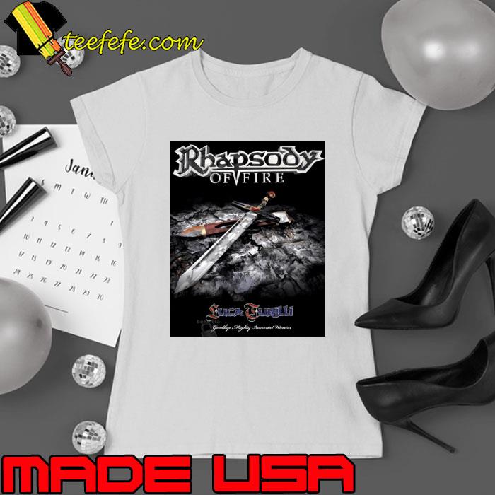 Scream Fire Rhapsody Luca Poster Shirt (watermarked) Ladies tee Scream Fire Rhapsody Luca Poster Shirt (watermarked) Ladies tee
