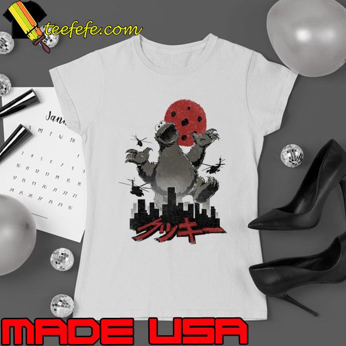 Sesame Street Cookie Monster Cookiezilla s Ladies tee Sesame Street Cookie Monster Cookiezilla s Ladies tee