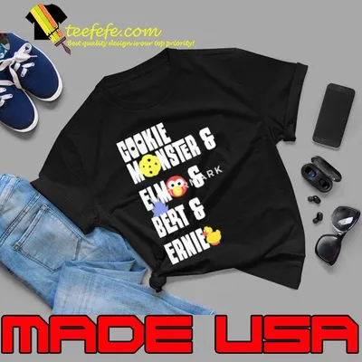 Sesame Street Cookie Monster Elmo Bert Ernie shirt