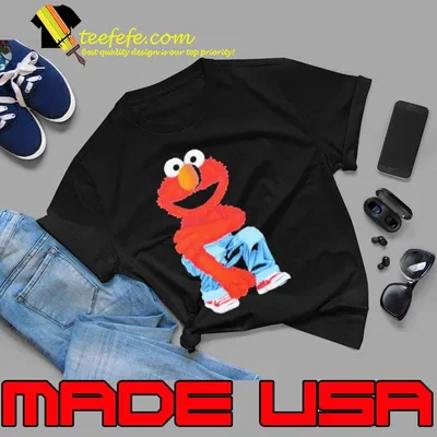 Sesame Street Elmo In Jeans Single Stitch TShirt