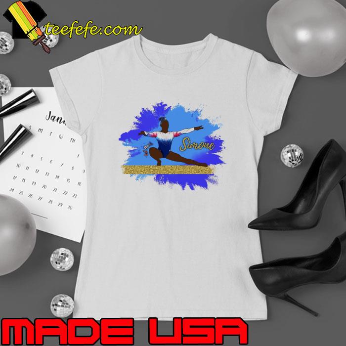 Simone Biles Shilhouette an American artistic gymnast shirt