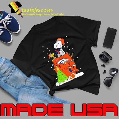 Snoopy Denver Broncos Christmas shirt