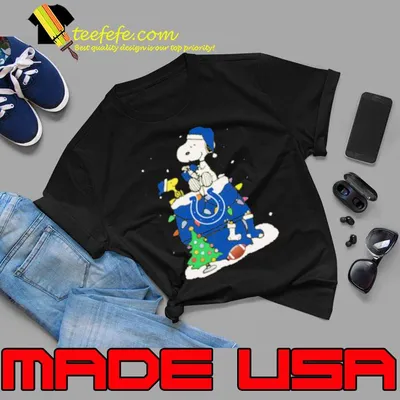 Snoopy Indianapolis Colts Christmas shirt