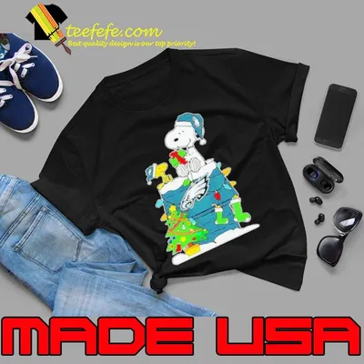 Snoopy Philadelphia Eagles Christmas shirt