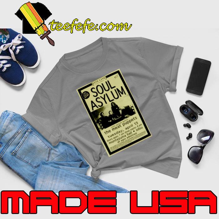 Soul Asylum With Special Guests The Meat Puppets Concert T-Shirt Unisex Soul Asylum With Special Guests The Meat Puppets Concert T-Shirt Unisex