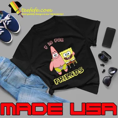SpongeBob SquarePants F is For Friends T-Shirt