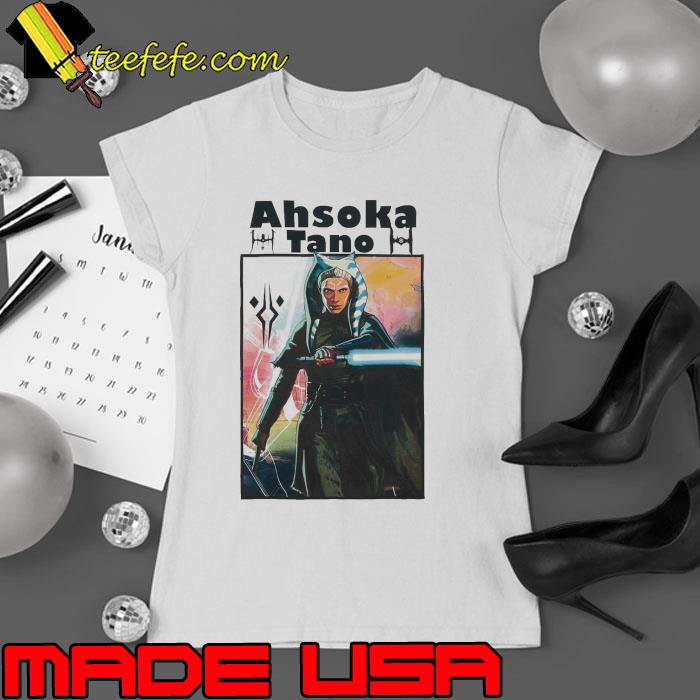 Star Wars Ahsoka Tano Lightsaber Shirt Ladies tee Star Wars Ahsoka Tano Lightsaber Shirt Ladies tee