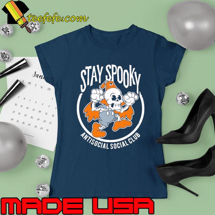 Stay Spooky Antisocial Social Club Halloween Shirt Ladies tee Stay Spooky Antisocial Social Club Halloween Shirt Ladies tee