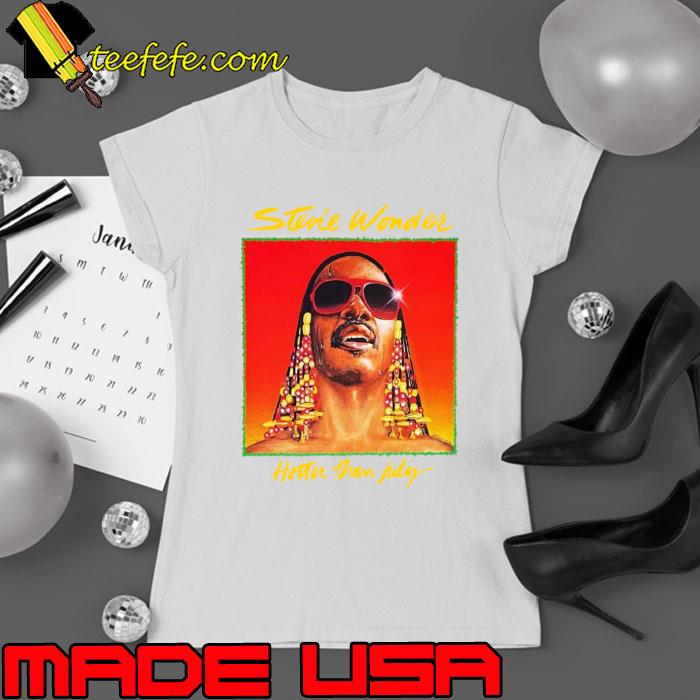 Stevie wonder hotter than july american singer T-Shirt