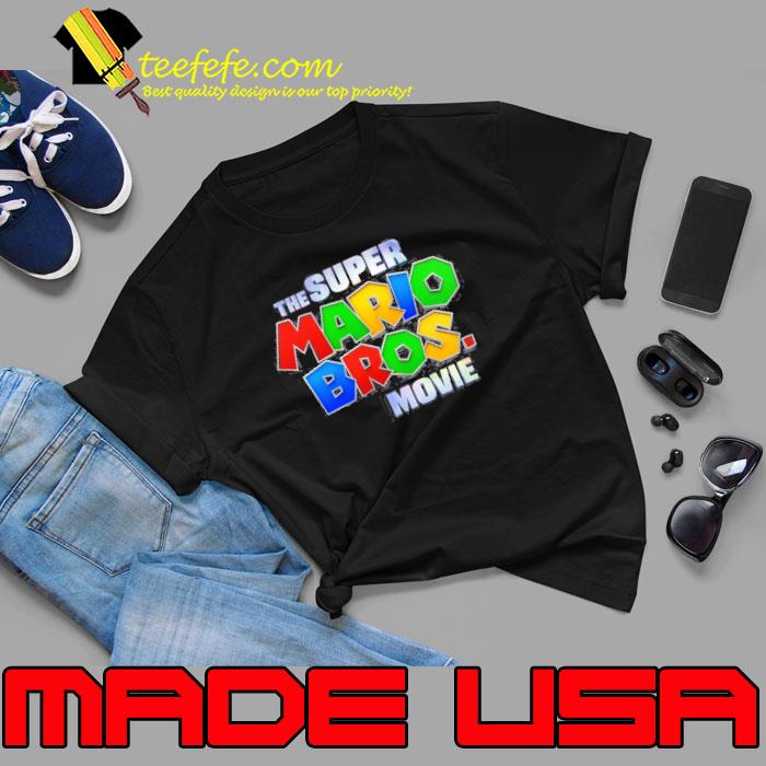 Super Mario Bros Movie Logo Shirt