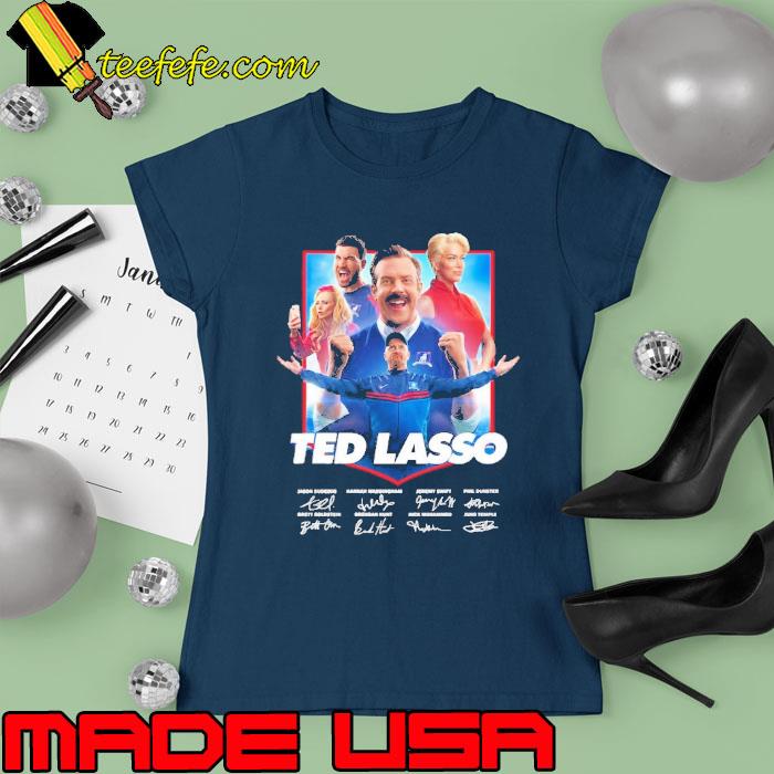 Ted Lasso characters signatures s Ladies tee Ted Lasso characters signatures s Ladies tee