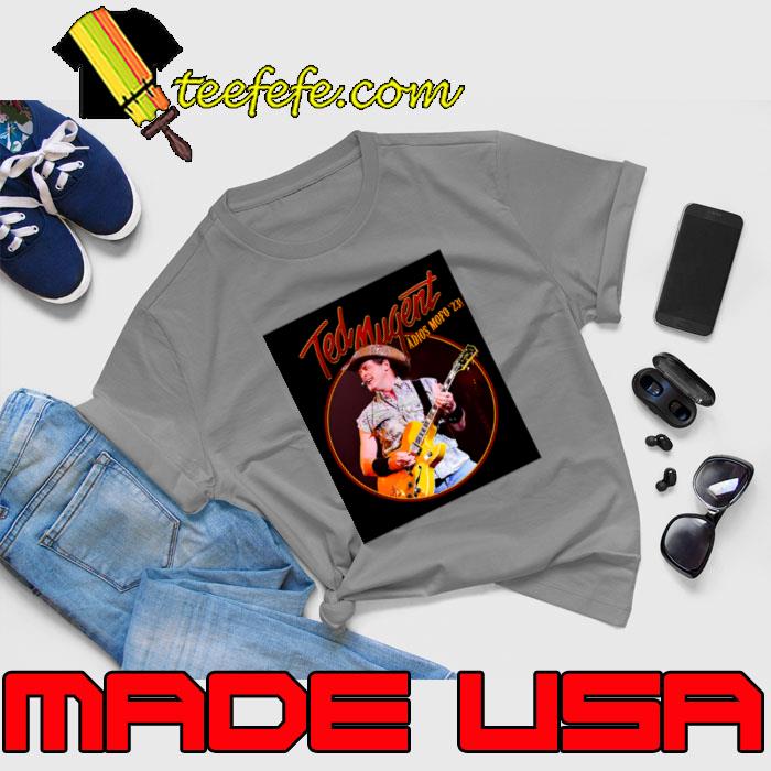 Ted Nugent Adios Mofo 23 Singer Play Guitar T-Shirt Unisex Ted Nugent Adios Mofo 23 Singer Play Guitar T-Shirt Unisex