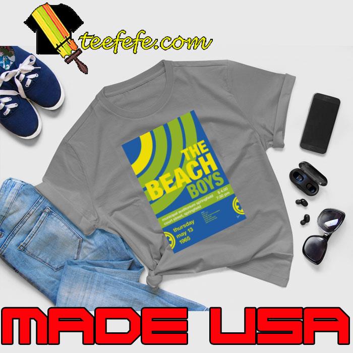 The Beach Boys Municipal Auditorium Springfield Court Street Concert T-Shirt Unisex The Beach Boys Municipal Auditorium Springfield Court Street Concert T-Shirt Unisex