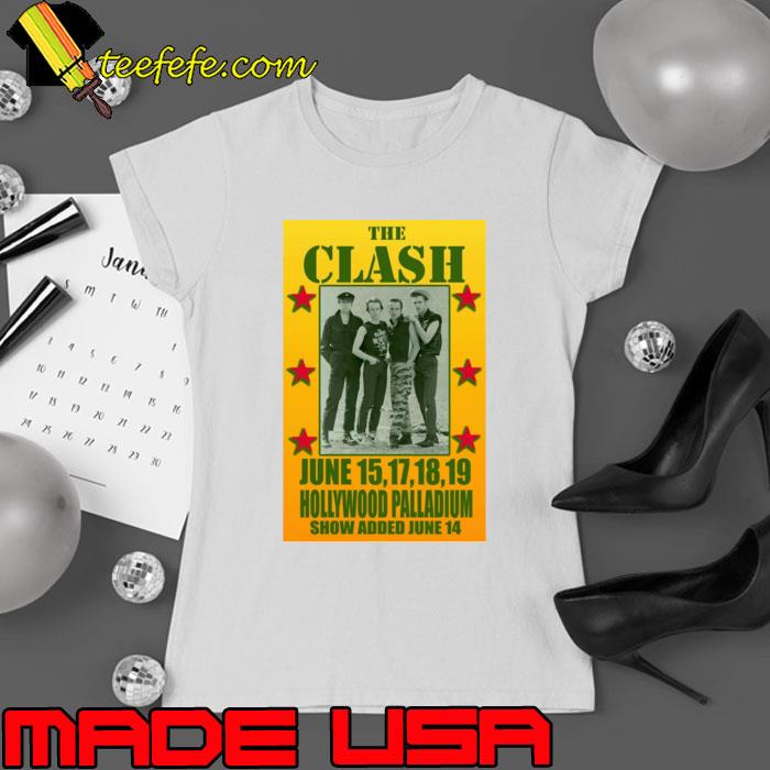 The ckash hollywood palladium show added june 14 rock concert T-Shirt Ladies tee The ckash hollywood palladium show added june 14 rock concert T-Shirt Ladies tee