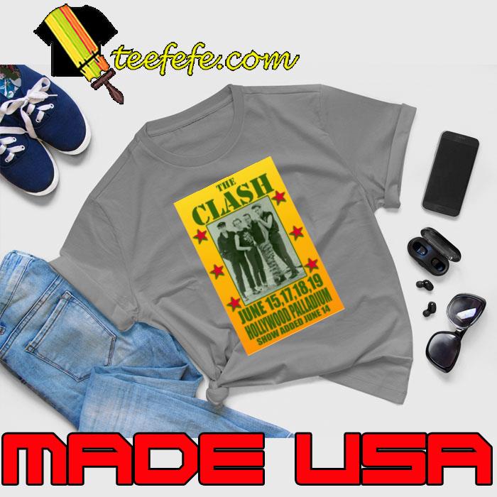 The ckash hollywood palladium show added june 14 rock concert T-Shirt Unisex The ckash hollywood palladium show added june 14 rock concert T-Shirt Unisex