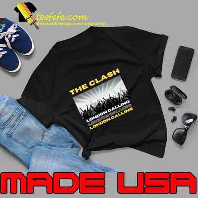 The Clash Lomdon Calling Concert Album By English Rock Band T-Shirt