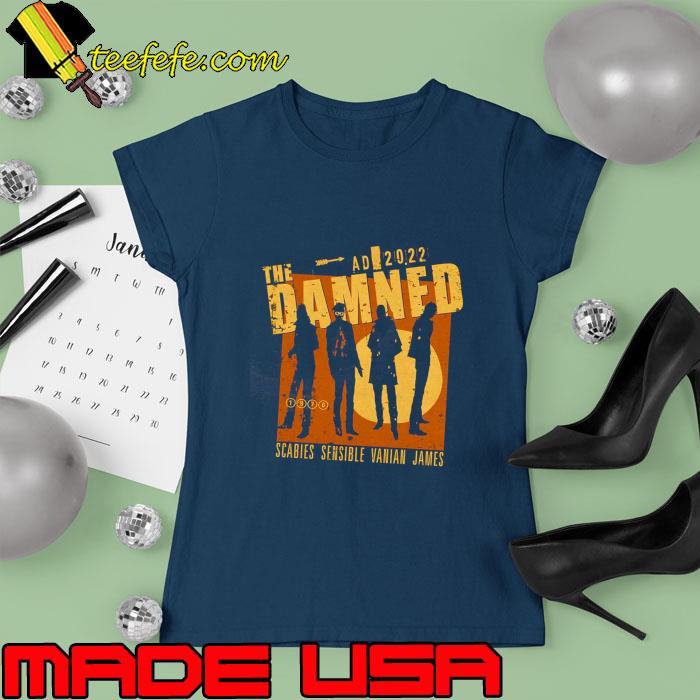 The damned scabies sensible vanian james 2022 T-Shirt Ladies tee The damned scabies sensible vanian james 2022 T-Shirt Ladies tee