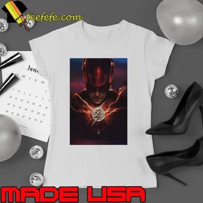 The Flash Poster With Logo World Collide shirt